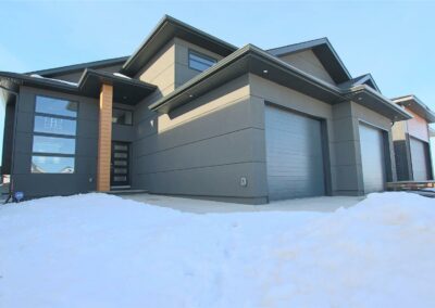 White overhead garage doors